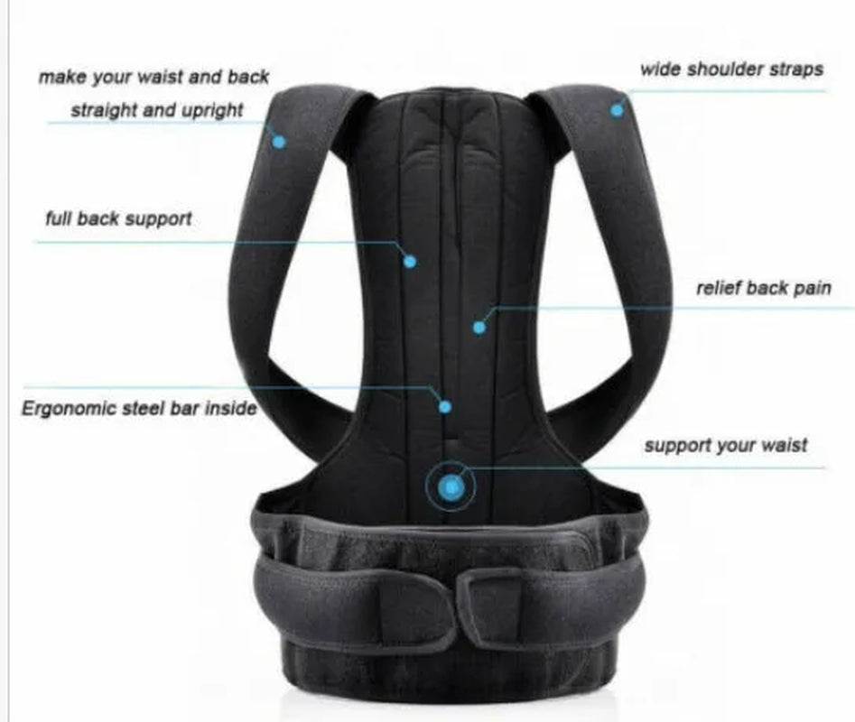 2023 New Back Support Posture Corrector Shoulder Back Brace Posture Correction Spine Posture Corrector Postural